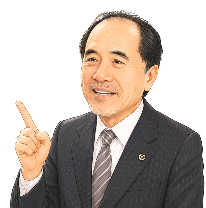 田中保彦弁護士のイラスト